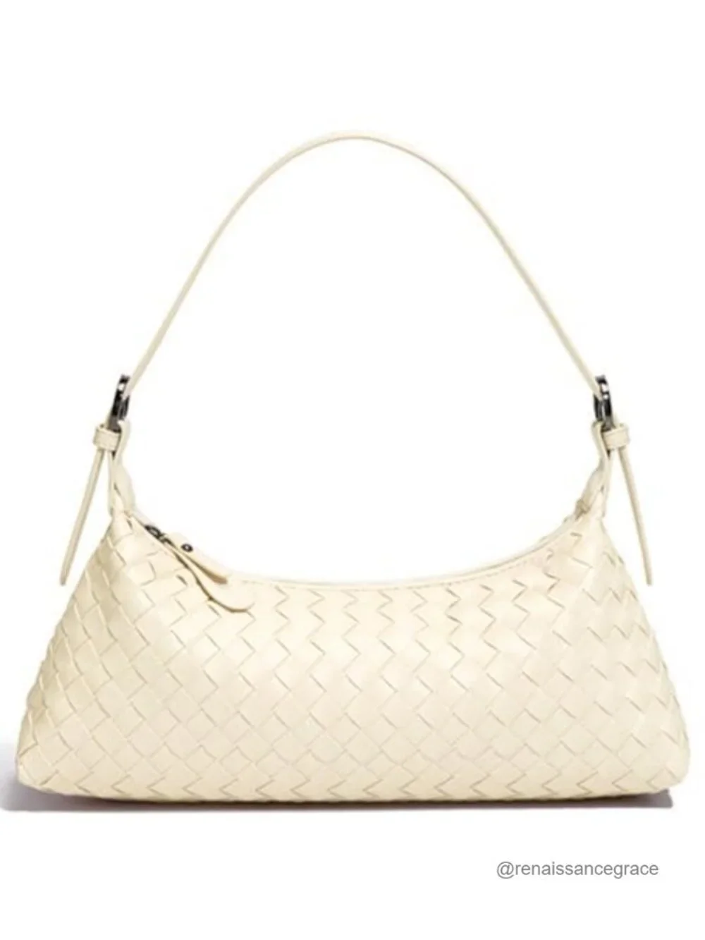 Woven Faux Leather Hobo Bag with Crossbody Strap - Versatile Handbag for Women